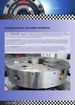 Handspannfutter von SMW-AUTOBLOK - Home