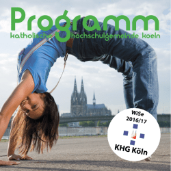 Programm - KHG Köln