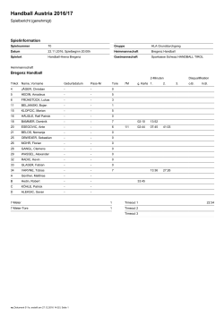 Handball Austria 2016/17