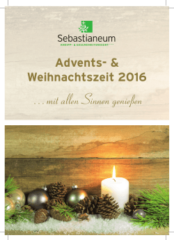 Advents- und Weihnachtszeit 2016