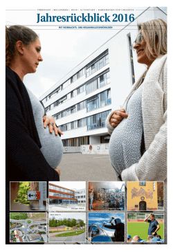 Jahresr&uuml;ckblick 2016