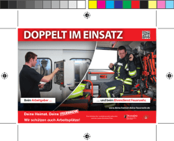 Doppelt im einsatz - Deine Heimat. Deine Feuerwehr