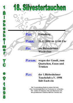 Im Biebesheimer - Tauch-Club
