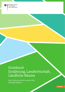 Gr&uuml;nbuch Ern&auml;hrung, Landwirtschaft, L&auml;ndliche R&auml;ume