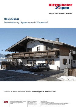 Haus Oskar in Westendorf