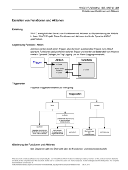 WinCC V7.3 Scripting: VBS, ANSI-C, VBA