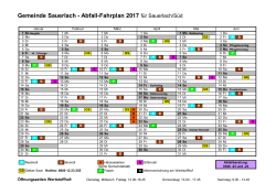 Gemeinde Sauerlach - Abfall-Fahrplan 2017 für Sauerlach/Süd