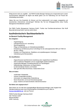 kaufmännische/n Sachbearbeiter/in