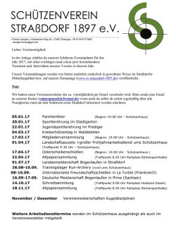 terminplaner-svs2017 - Sch&uuml;tzenverein Stra&szlig;dorf 1897