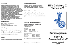 DOWNLOAD aktuelles Kursprogramm