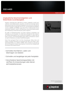SSD A400 - Kingston