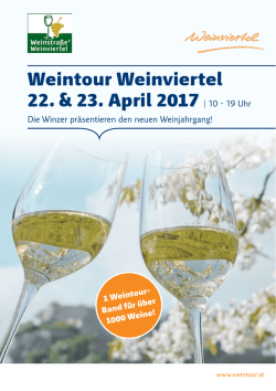 Informationsfolder - Weintour Weinviertel