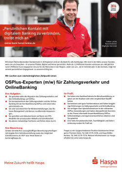 Ich suche st&auml;ndig nach neuen Herausforderungen