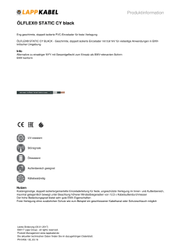 Produktinformation ÖLFLEX® STATIC CY black