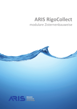 Prospekt Collect_v4.indd - ARIS REGEN WASSER SYSTEME