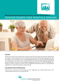 INFO-MAPPE mit genauer Modulbeschreibung und