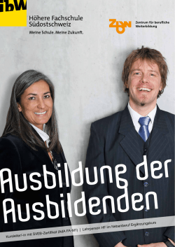 Broschüre Ausbildung der Ausbildenden