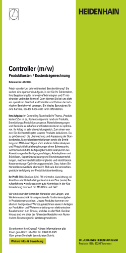 Controller (m/w) - Controlling