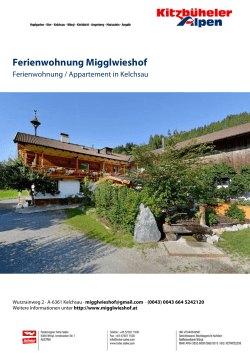 Ferienwohnung Migglwieshof in Kelchsau