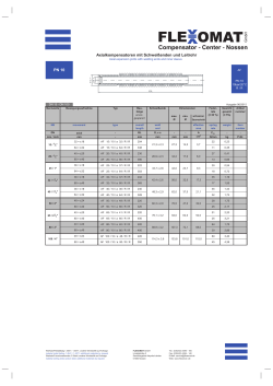 Axialkompensatoren PN10 R-R Leitrohr