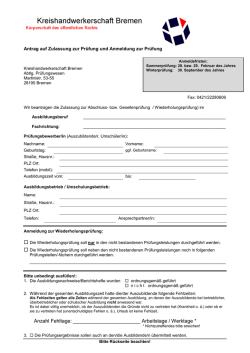 Handwerkskammer Bremen - Kreishandwerkerschaft Bremen