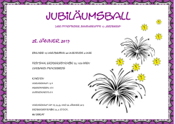 Jubil&auml;umsball