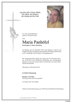 PA_Maria Panhölzl.cdr - Bestattung Mayrhofer