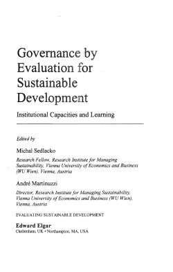 Governance by Evaluation for Sustainable