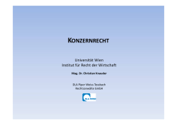 Einheit - Institut f&uuml;r Recht der Wirtschaft, Ordinariat f&uuml;r Privat