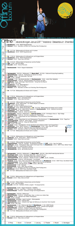 Januar 2017 - Bochum OFFline