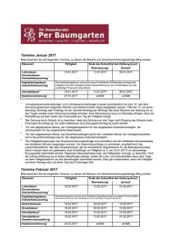 Mandanten-Info 01/2017