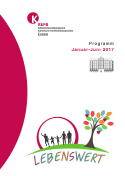 Unser aktuelles Programmheft 1/2017
