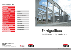 Fertigteilbau