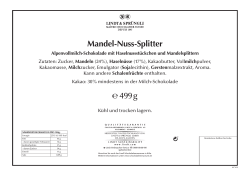 Mandel-Nuss-Splitter