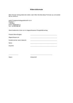 Widerrufsformular