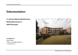 Dokumentation 5&frac12;-Zimmer Maisonette-Wohnung