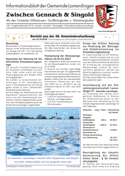 Ausgabe 12/2016 - Gemeinde Lamerdingen