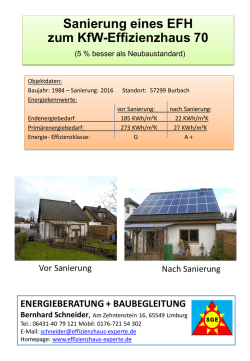 EFH Burbach - Effizienzhaus-Experte Bernhard Schneider
