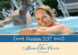 Preisliste 2017 - Apparthotel Minerva