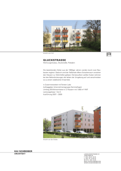 gluckstrasse - kai schreiber