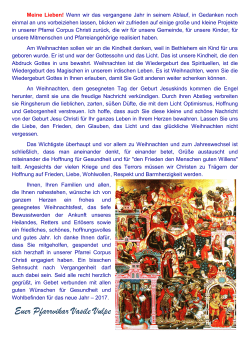 Gratulation zu Weihnachten und 2017 von