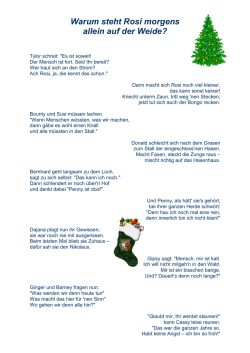 Ein weihnachtlicher Jahresr&uuml;ckblick aus der