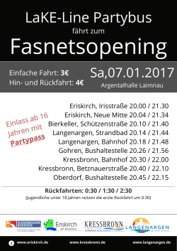 Plakat Fasnetsopening
