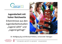 Jugend gefragt - Jugend z&auml;hlt!