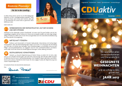 cduaktiv 2016 12 - CDU Sinnersdorf