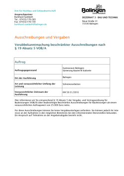 Gymnasium Balingen - Sanierung Bauteil B S&uuml;dseite