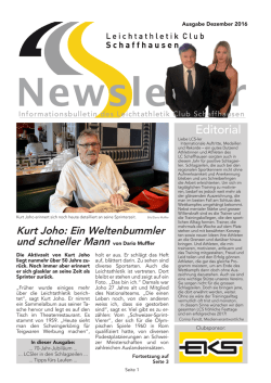 herunterladen ! - Leichtathletik Club Schaffhausen