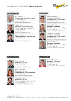 Ihre Ansprechpartner