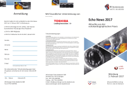 Echo News 2017 - W&uuml;rzburger &Auml;rzte Akademie W&uuml;rzburger &Auml;rzte
