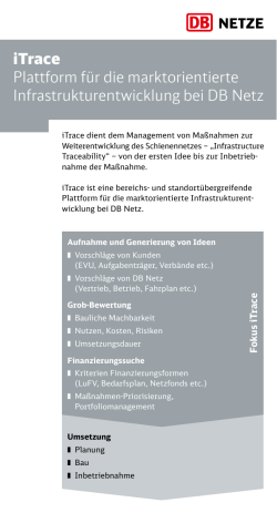 iTrace - Deutsche Bahn